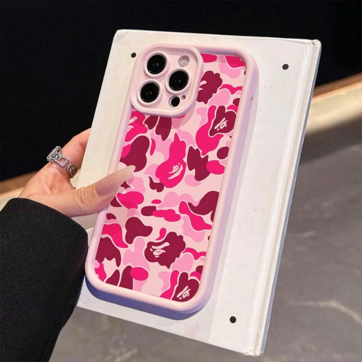 Fashion Camo Pattern Phone Case, Durable Phone Protective Cover, Phone Accessories Compatible With IPhone 17 16 15 14 13 12 11 Pro Max/X/XS/XSMAX/12.13MINI/16E,a gift for friends, family, and yourself.
