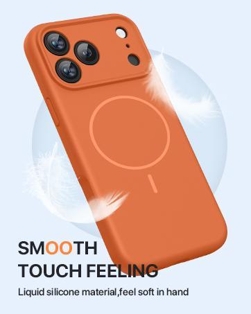 Miracase Magnetic for iPhone 17 Pro Max Case, Compatible with MagSafe, Integrated Silicone Camera Control Cover, 3.0mm Thicken Shockproof Drop Protection Phone Case for 17 ProMax, Clove Purple