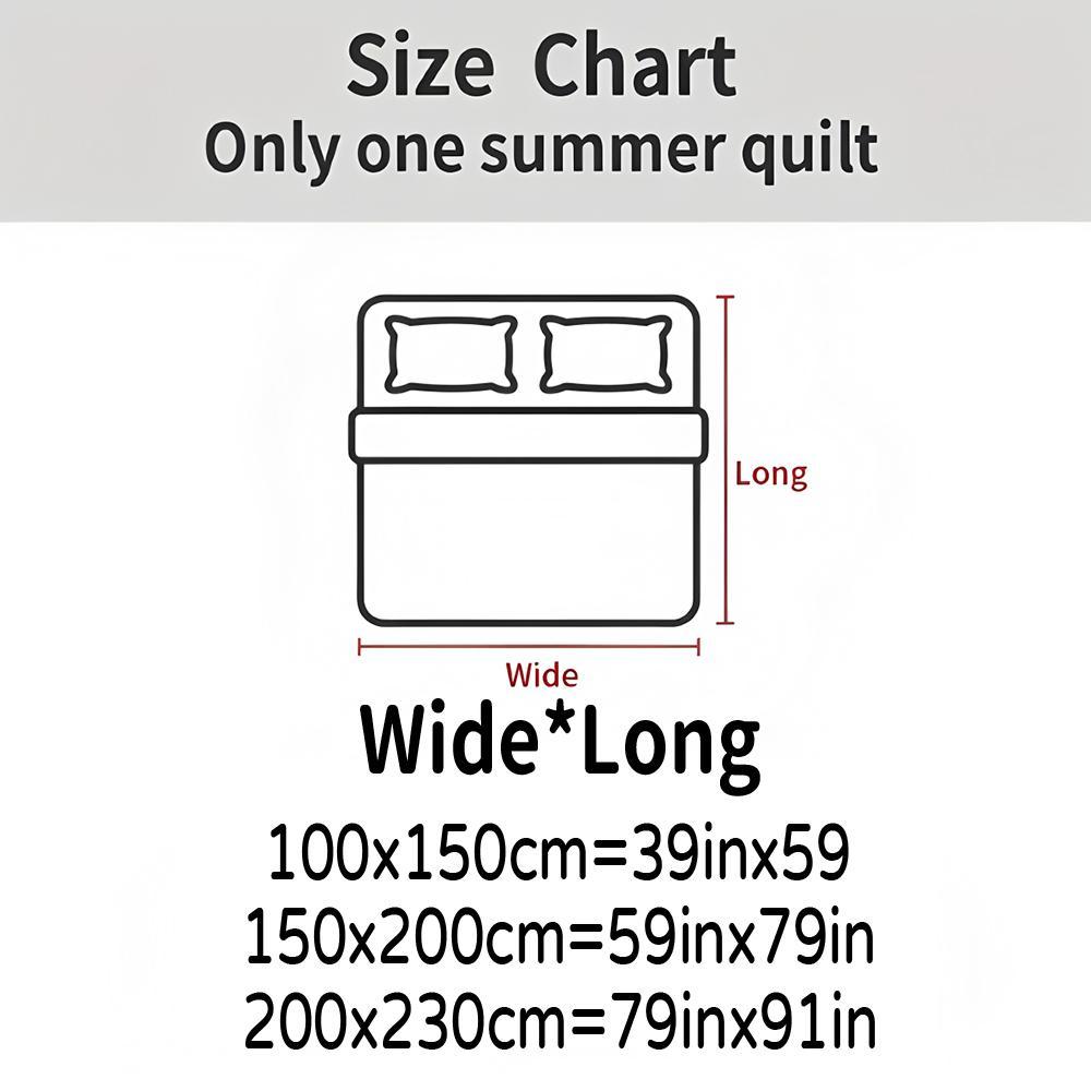 Solid Color Cooling Comforter, 1 Count Soft Breathable Skin-friendly Cooling Comforter, Cool Bedding for Home Office Use in Summer, Breathable Duvet Set, Lightweight Duvet, Machine Washable Duvet