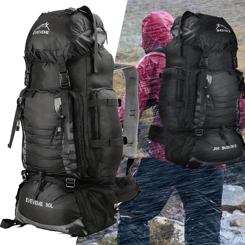 Stop playing Tetris with your camping gear.  90L mega daypack means you just throw everything in. Integrated hydration? Keeps you drinking hands-free. Ideal for long hauls.