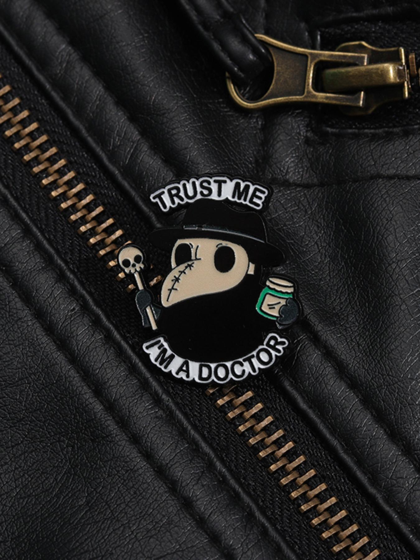 Cartoon Doctor Design Brooch, Fashion Accessory, Cute Pin Badge for Daily Clothing Decor, Trendy All-match & Exquisite Brooch for Birthday Gift, Alloy Brooch Pin