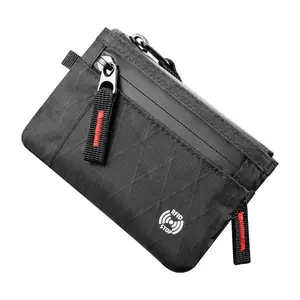 Men's RFID Blocking EDC Wallet - Ultra-Slim Multi-Compartment Card Holder with Zipper Coin Pocket