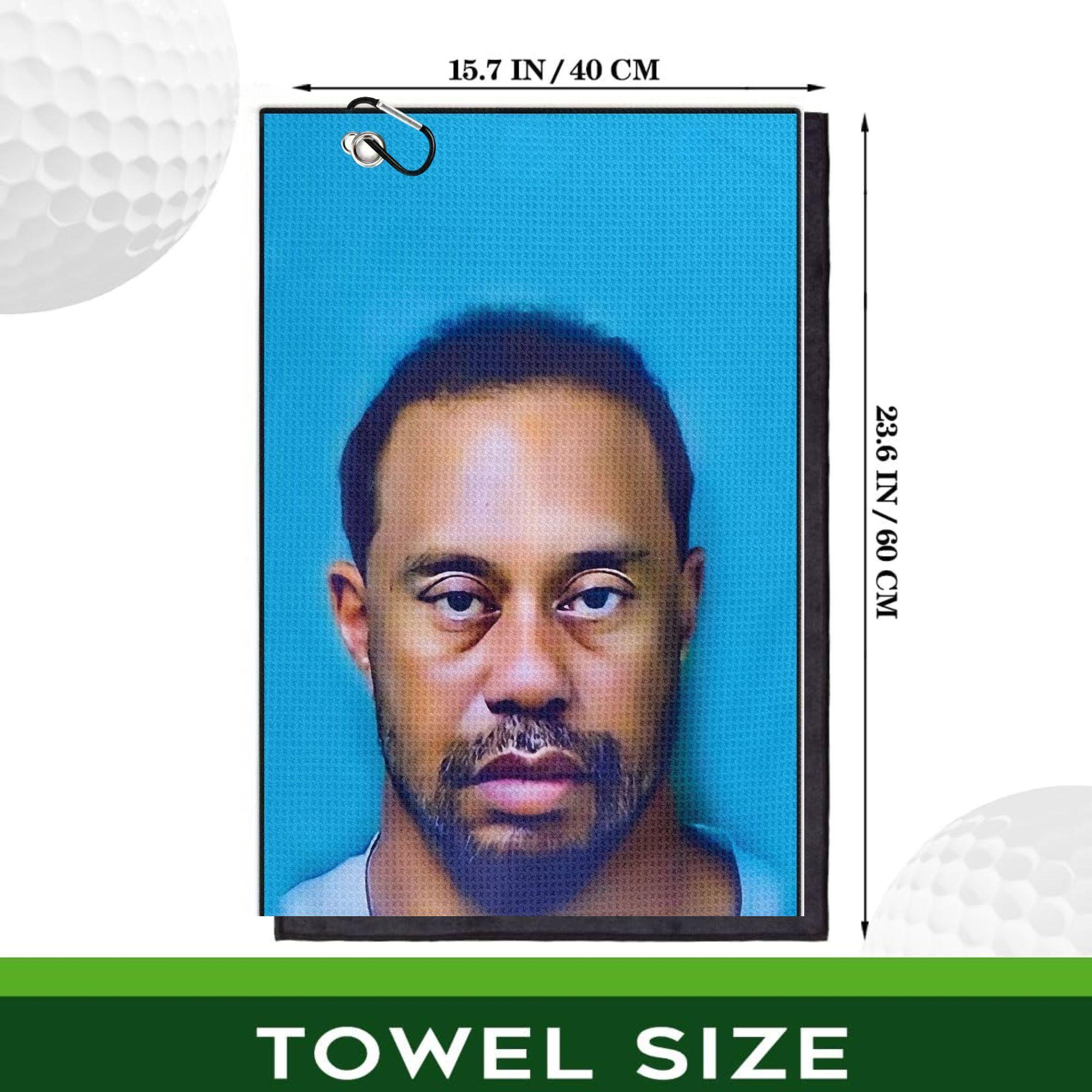 Funny Golf Towel, 4 Counts Printed Golf Towels for Golf Bags for Men & Women, Great Golf Accessories Golf Gift for Men Golfers Dad Boyfriend Husband, Golf Pack