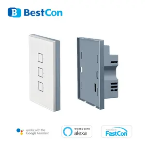 BroadLink TC2S Single-Wire Smart Home Wall Switch Remote Timer Control Supports Alexa