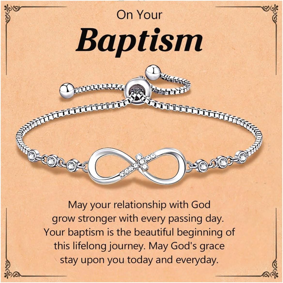 Cross bracelet, a recommended confirmation gift for mom, granddaughter, grandma, or sister, a surprise gift, a gift for women, a holiday gift