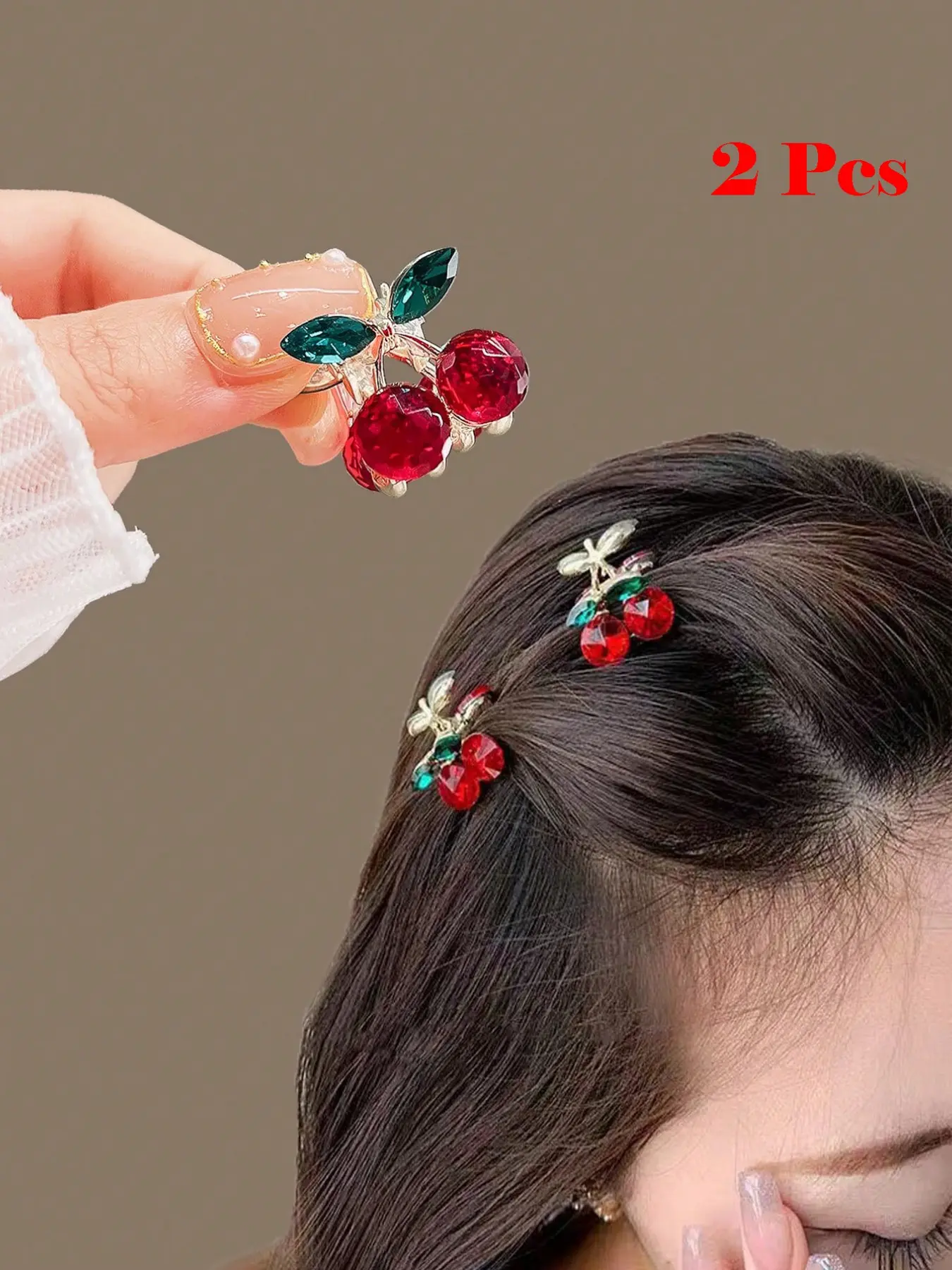 2pcs-Cherry-Design-Cute-Mini-Hair-Clip-Small-Hair-Claw-Delicate-Hair-Accessory-Mini-Bangs-Clip-Party-Favor-Gift-Valentine-s-Day-Valentines