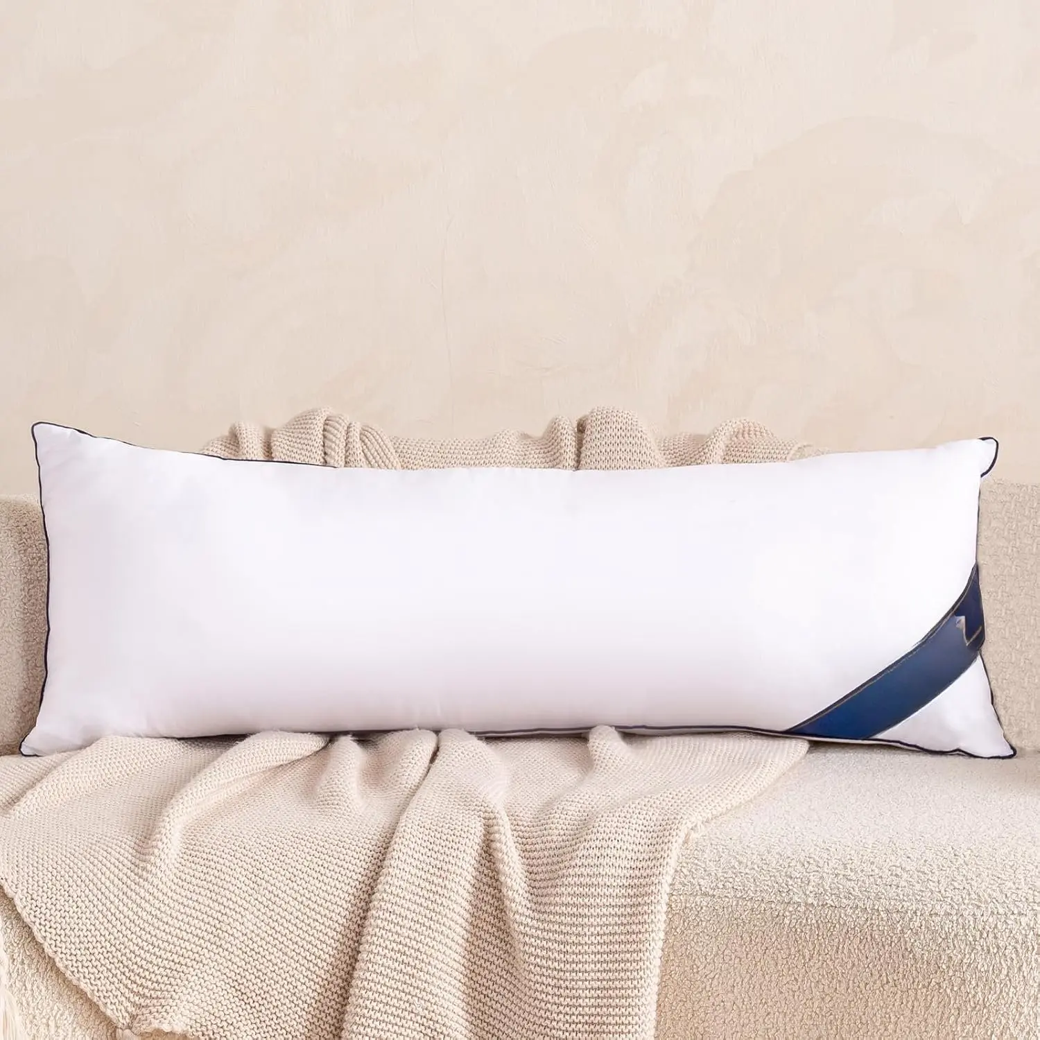 Memory  14 x 36 Inch Throw Pillow Insert - Decorative  Throw Pillow for Living Room, Sofa and Couch, 14 x 36 Inch, White
