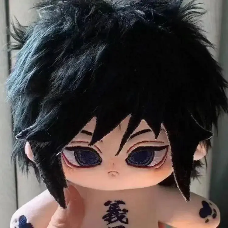 [in Stock]20cm Stuffed Anime Kimetsu No Yaiba Tomioka Giyuu Demon Slayer Role Dress Up Cotton Doll Cosplay Toys for Kids Gift