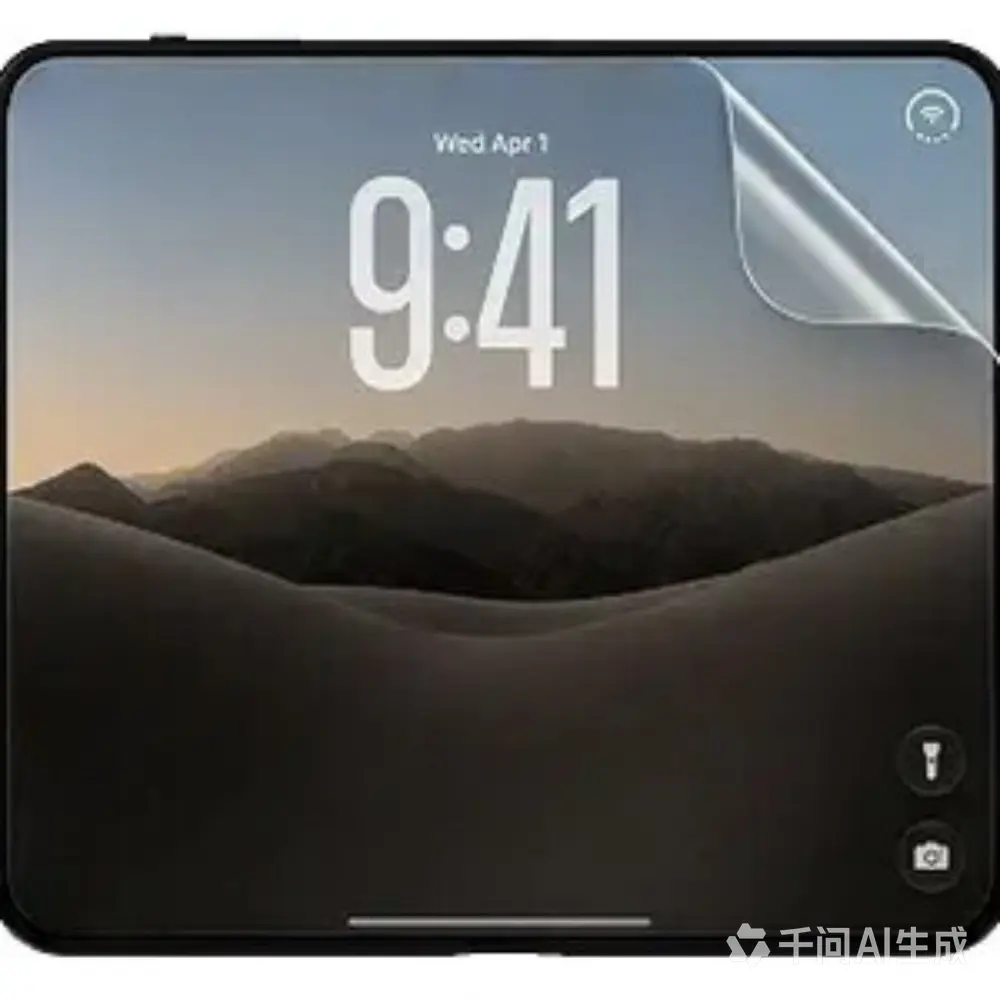 TPU Hydrogel Screen Protector for iPhone Duo (1-Pack): Anti-glare Soft Film for Outer and Inner Screens Protective Film