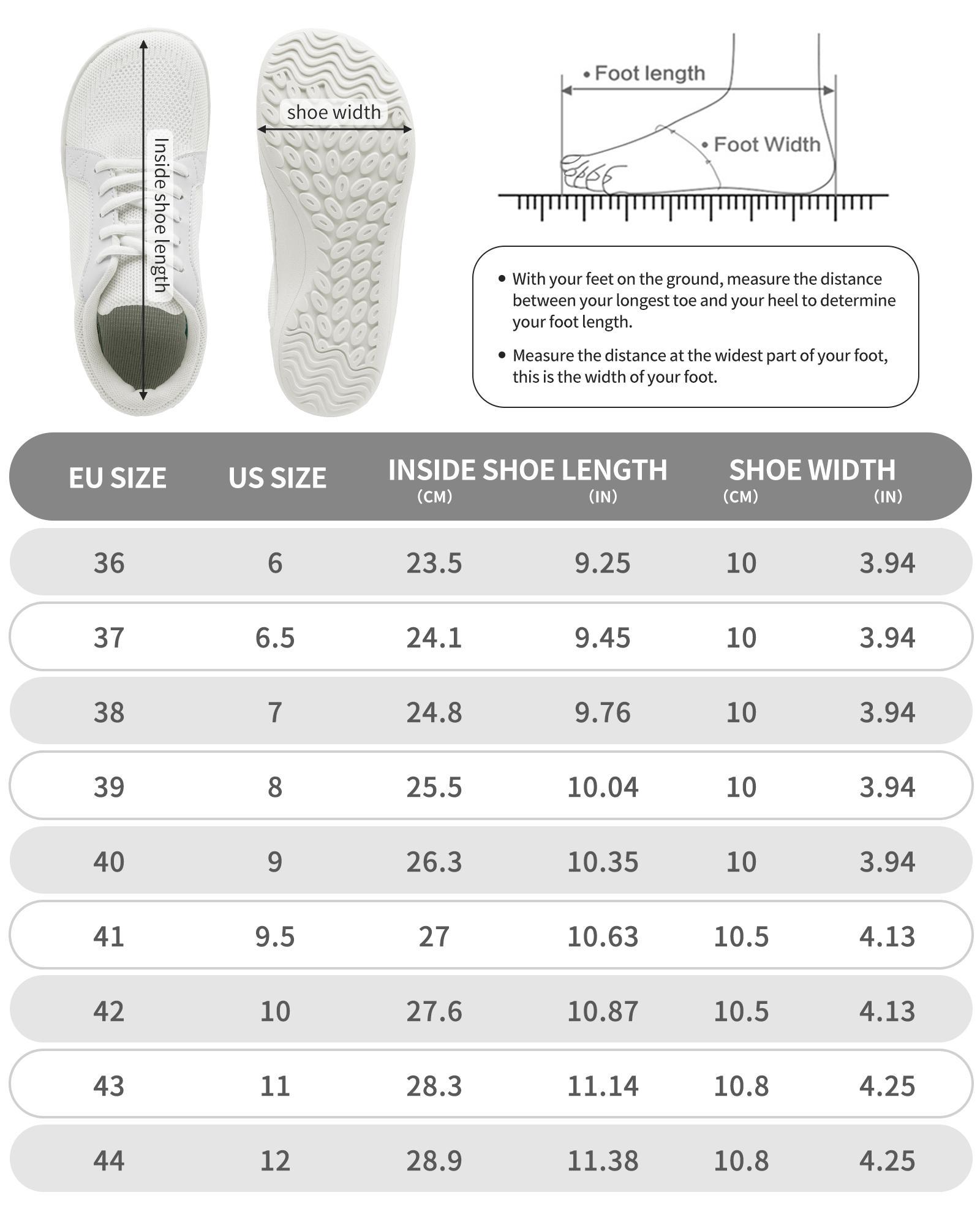 Women's Barefoot Shoes Minimalist Sneakers Classic Fit Low Top Wide Toe Box Zero Drop Sole Casual Walking Shoes Gift for Women SpringStatements