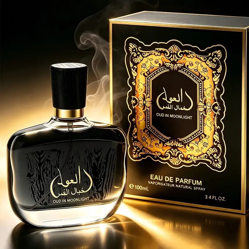 Oud in Moonlight Fragrance, Deep Warm Arabian Luxury Scent, Long-Lasting Oud-Amber Perfume, Iconic Men's Cologne, One Spritz All-Day
