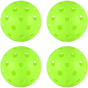4/6/12/20/50/100 pcs Pickleball Balls,40 Hole Outdoor Pickleball Balls,8mm Precision Drilled-Spaced Pickle Ball Set-Profession Plastic Ball for Pickleballs Paddles and Indoor Floor Sport Court