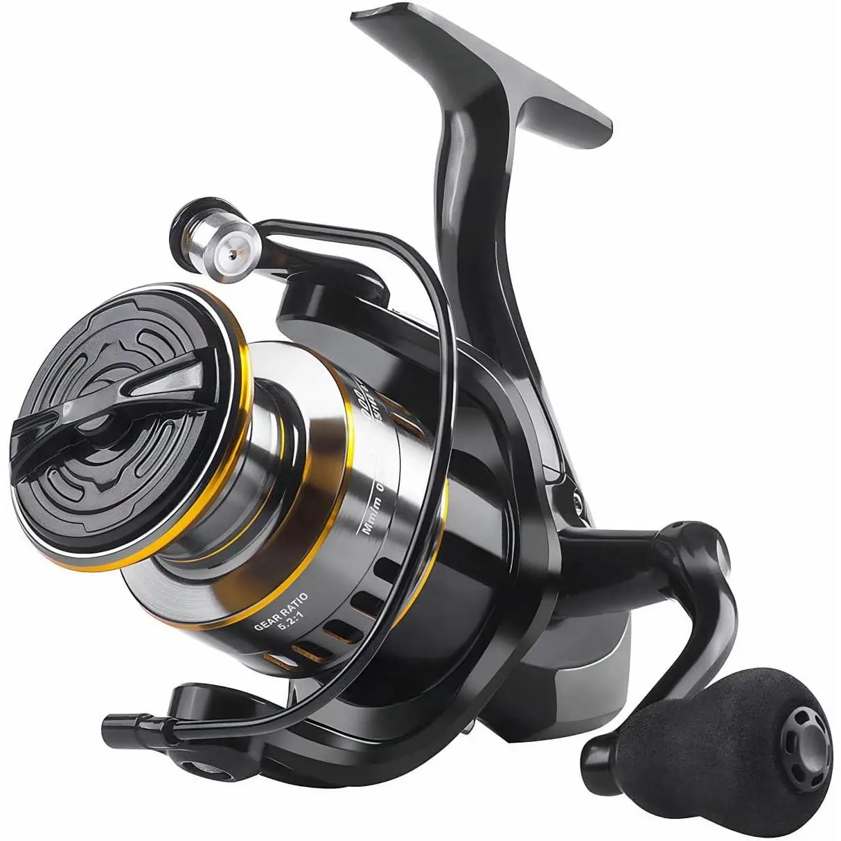 Spinning Fishing Reel - 22LBs Max Drag, 5.2:1 Gear Ratio, Lightweight Ultra-Smooth Powerful - 500/2000/3000/5000/7000 Series Saltwater Spinning Reel for Freshwater Fishing, Spinning Reels