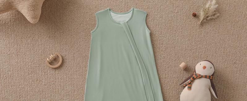 Yoofoss Rayon Made from Bamboo Baby Sleep Sack 6-12 Months TOG 1.0 Baby Wearable Blanket, Super Soft Infant Toddler Sleeping Sack 2-Way Zipper