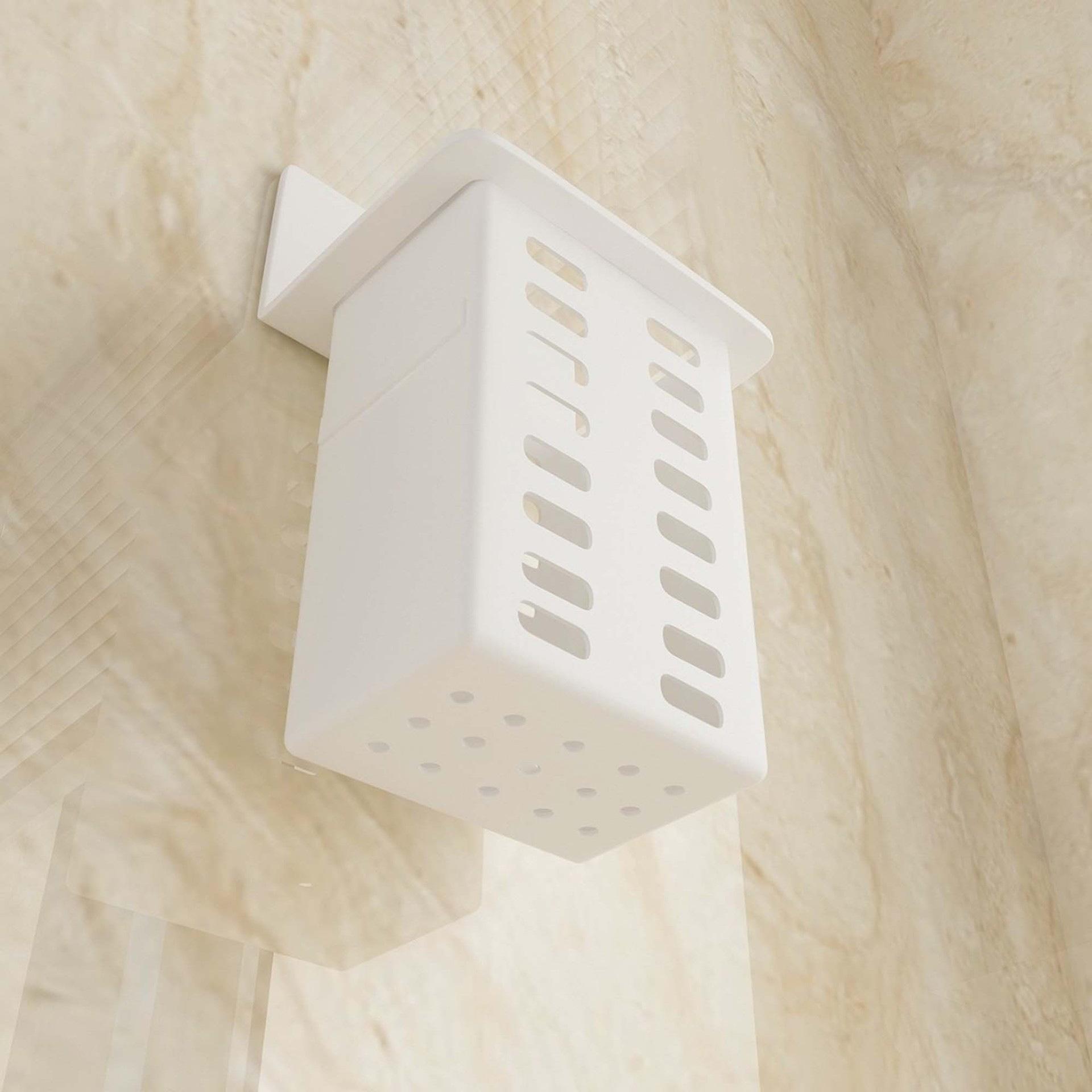 No Drill Plastic Organizer for Toothbrush, Makeup & Chopstick Holder