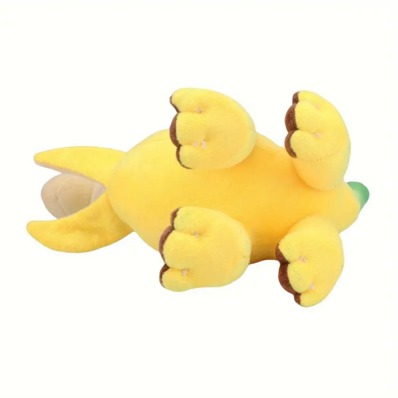 Peeled Banana Brontosaurus Plush Toy Playful Fruit Brontosaurus Dinosaur Plush Animal Vitality Dinosaur Simulation Brontosaurus Plush Toy Party Decoration Character Birthday Gift Halloween Gift