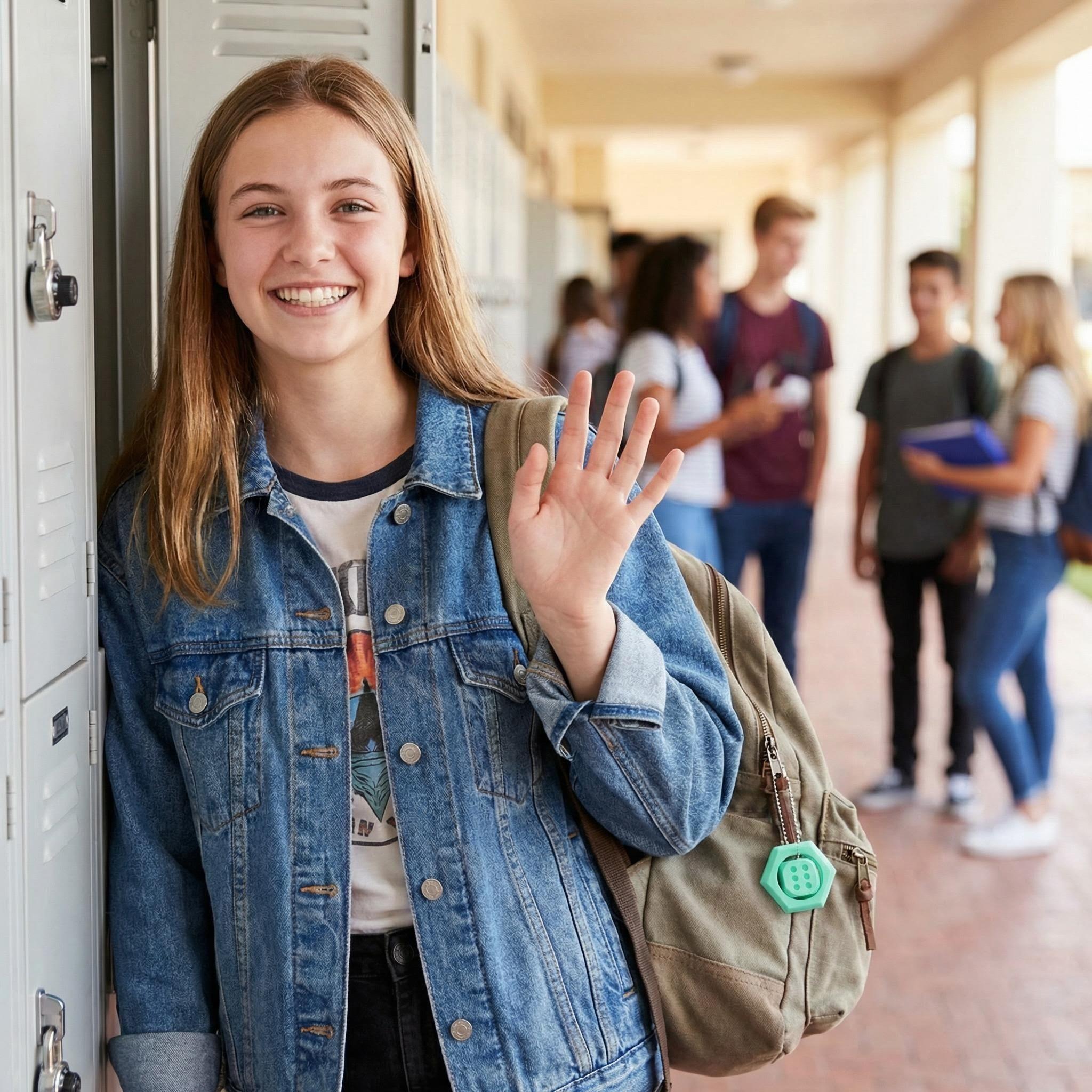 3D Printed Fidget Dice Keychain Hexagon Spiral Stress Relief Sensory Toy for Adults Kids Teens Portable Fashion Accessory Auditory Tactile Sensory Relief for Adults Teens Kids Office ADHD Focus Gift Contactless Magic Tap-to-Pay Wand Stress-relieving  Pop
