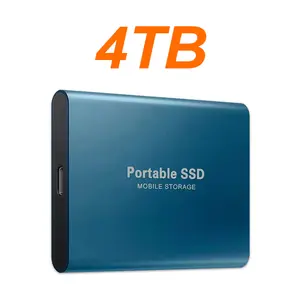 16TB Large Capacity External Hard Drive Quiet Operation Mobile Storage SSD USB3.2 Type-C High Speed Solid Stae Disk For PC MAC