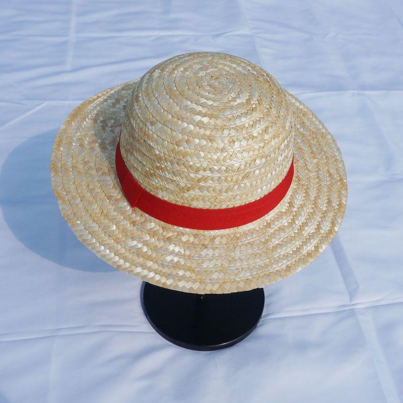 One Piece King Luffy Same Cosplay Hat Anime Cosplay Props Hats Stage Performance Accessories Neutral Sun Hats Parent-child Game