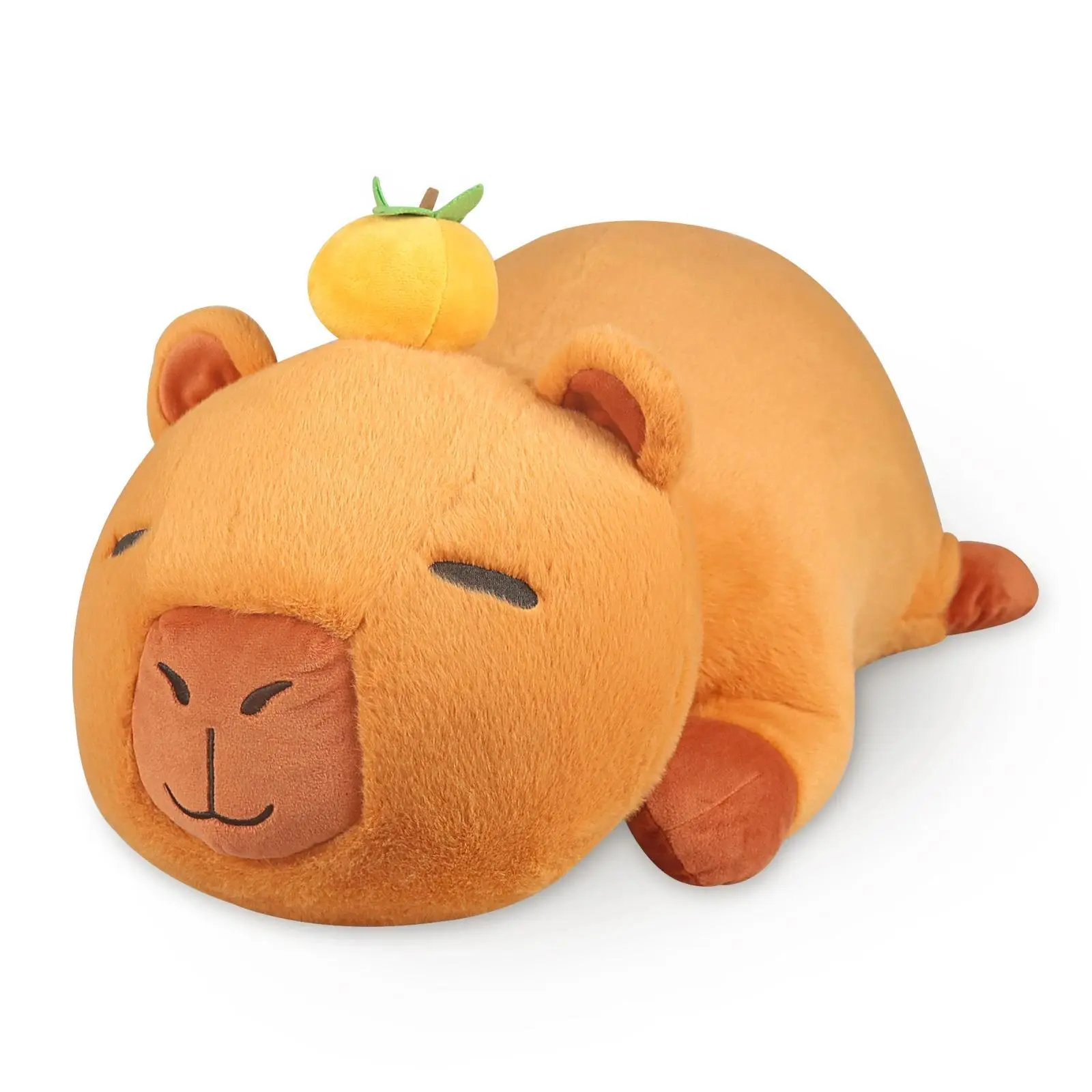 5 lbs Capybara Weighted Stuffed Animals, 24 Inch Large Cute Plush Toy, Plush Toy Pillows for Kids & Adults