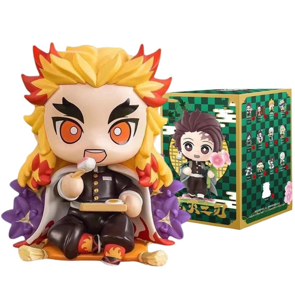 Demon Slayer Tanjiro Kamado Nezuko anime cartoon figure blind box creative personalized statue model ornament surprise gift box