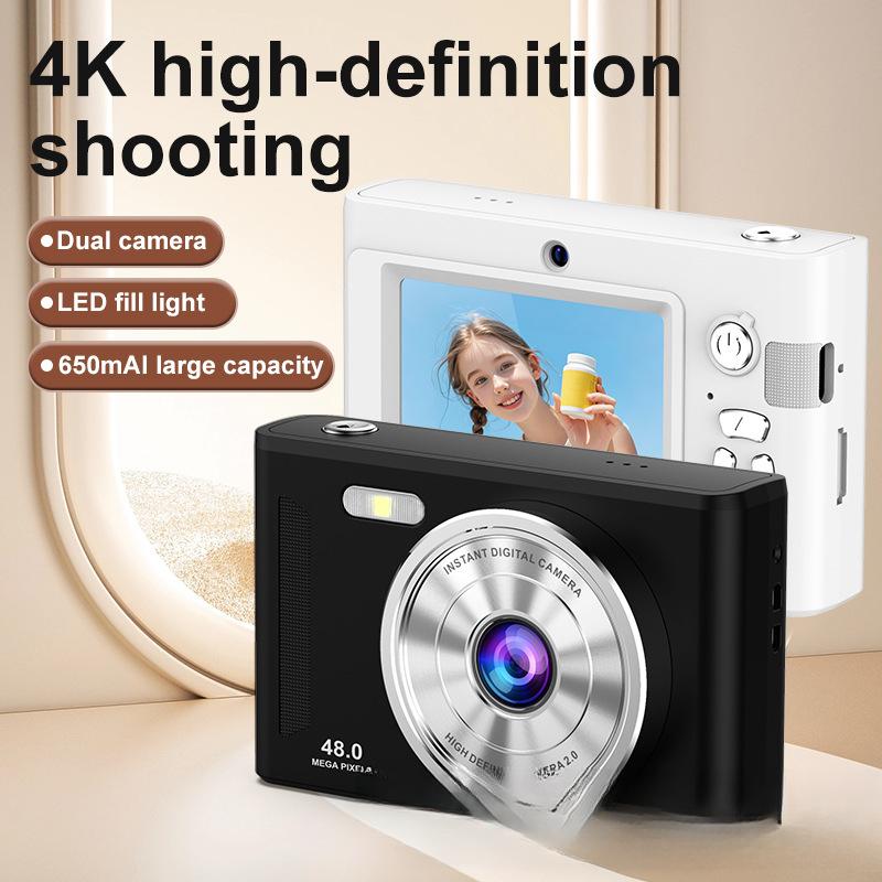 Digital camera, student camera, high-definition travel retro camera, gift for girlfriend, micro high-definition shooting