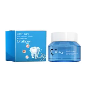 Oralhoe Teeth Whitening Powder, Gentle Stain Removal, Bad Breath Elimination, Natural Oral Care Alternative to Toothpaste for Fresh Breath
