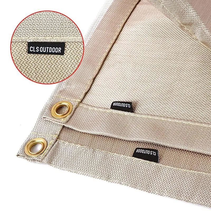 Outdoor Camping Fireproof Cloth BBQ Fiberglass Fire Blanket Flame Retardant Insulation Mat Resistant Fiber Glass