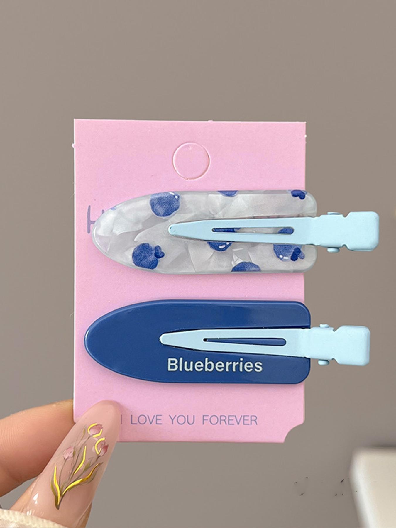 Dopamine Colorful Hair Clips Set, Cute Grape Design, Side Clip & Splitter, Fashion Accessories for Women, Daily Use