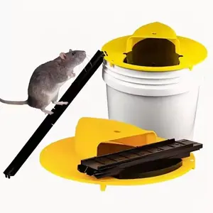 Intelligent automatic reset mouse trap with continuous capture flip cover design. Indoor pest solution - without bucket.