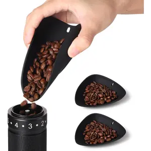 Flexible Silicone Coffee Bean Dosing Cup, 2 Pack Weigh Boat Container, No Mess Pouring, Compatible as a Weighing Tray, Coffee Bar Espresso Accessories