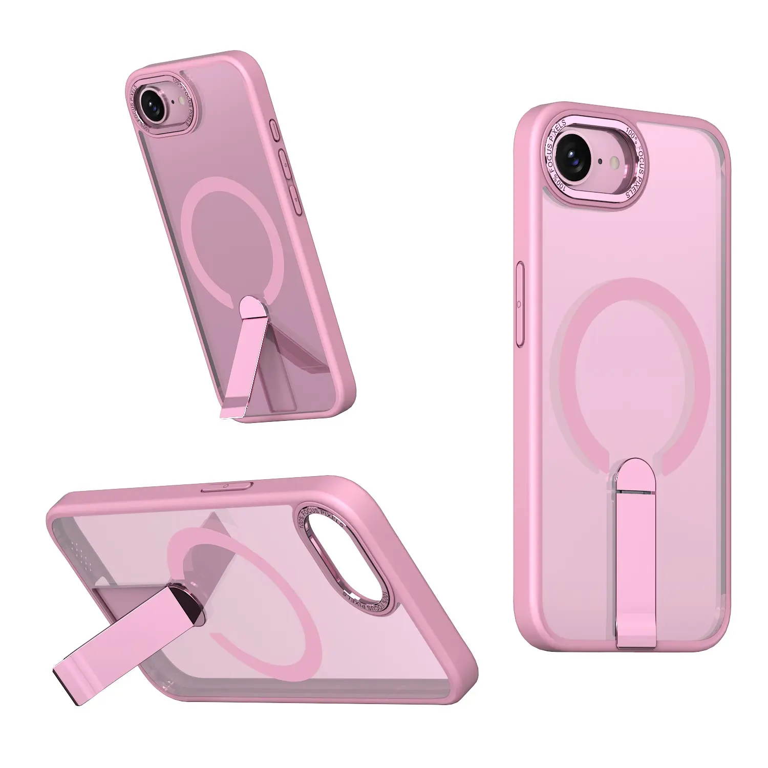 Magnetic Charging Phone Case for iPhone 16e/17e, Protective Stand Cover, Durable Design, Perfect Fit, Essential Accessory