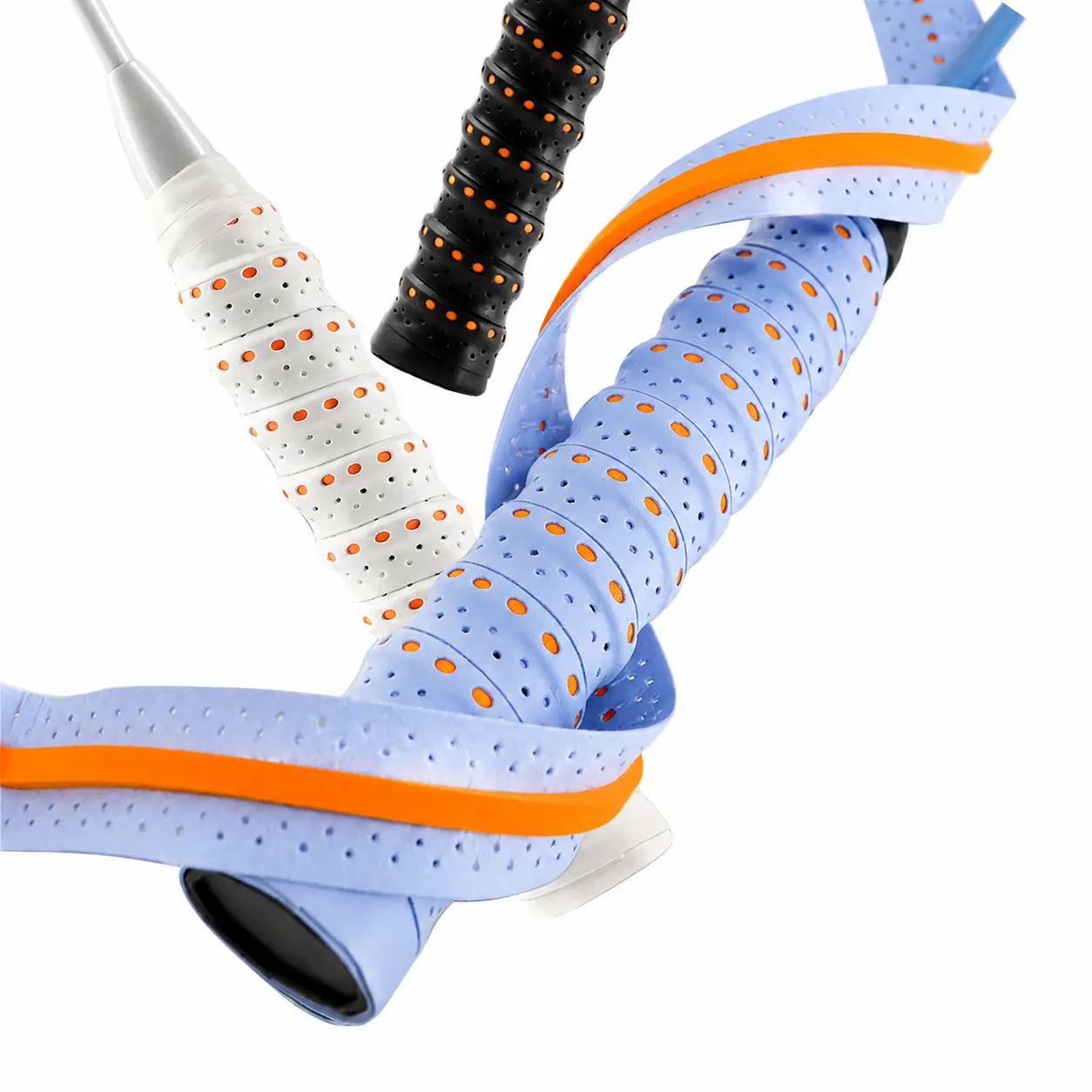 High-Performance Badminton Racket with Dual-Tone Reinforced Shaft, Non-Slip Ergonomic Grip, Breathable Shock-Absorbing Frame, and Sweat-Wicking Handle Wrap for Enhanced Control and Comfort During Intense Play