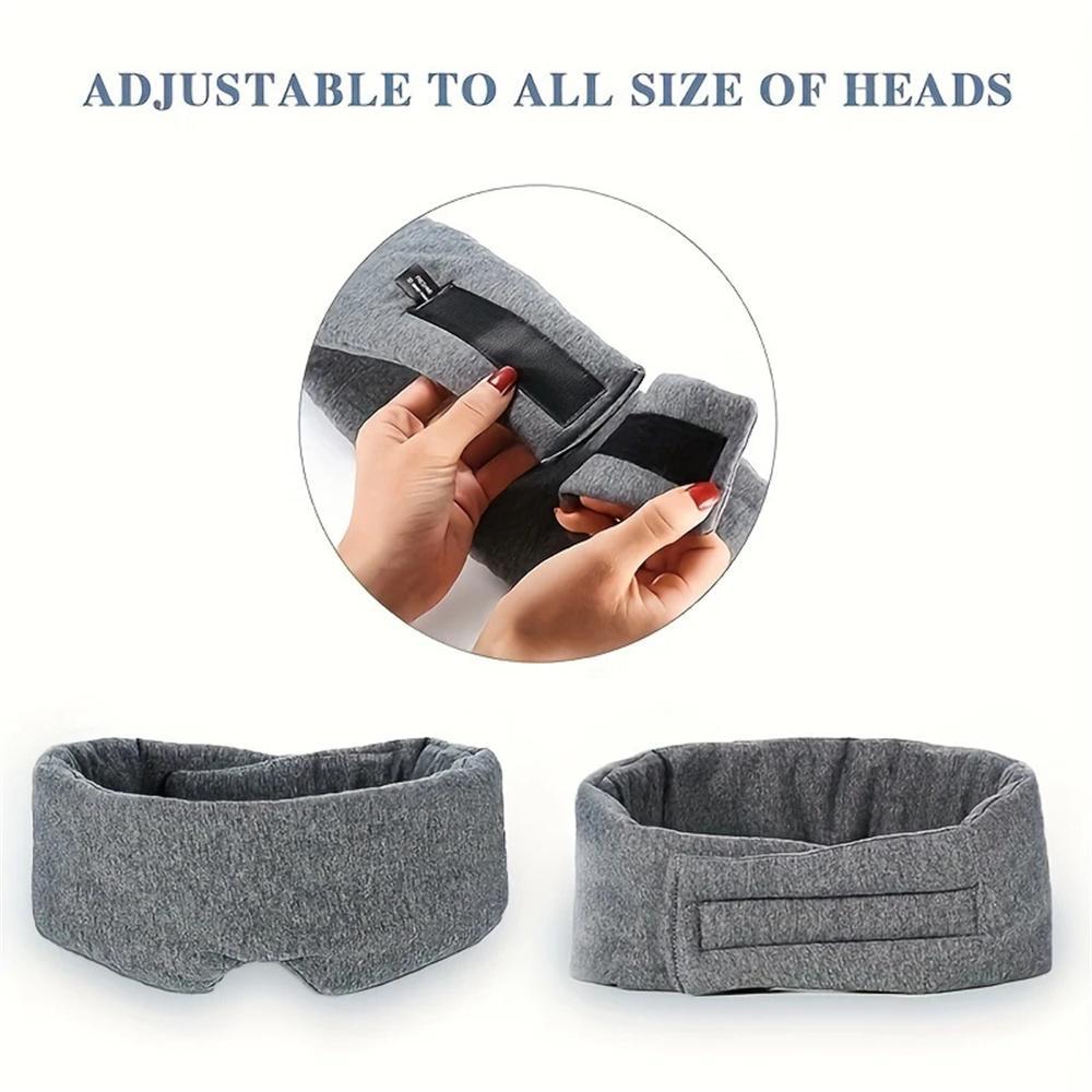 Comfortable Adjustable Sleep Mask for Travel, Breathable Light Blocking Eye Mask for Men Women and Kids, Sleeping Eye Mask, Perfect Nighttime Sleep Companion