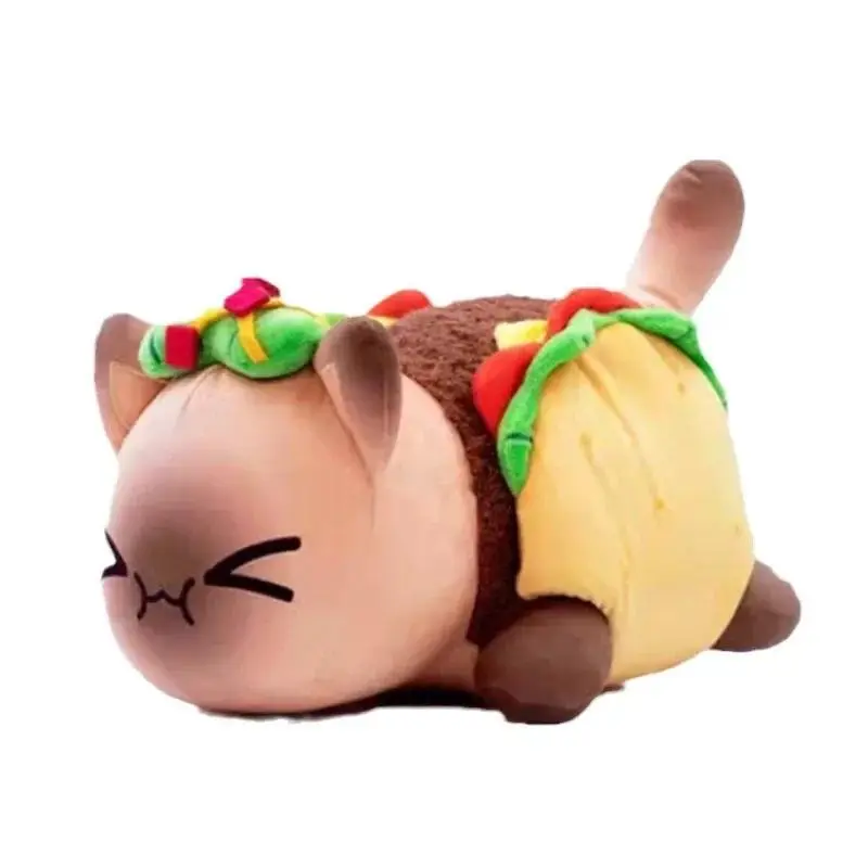 Aphmau Plush Meemeows Food Cat Plushies Toy Cute Cola Fries Donut Cat Plushes Stuffed Dolls Sleeping Pillow Christmas Gift
