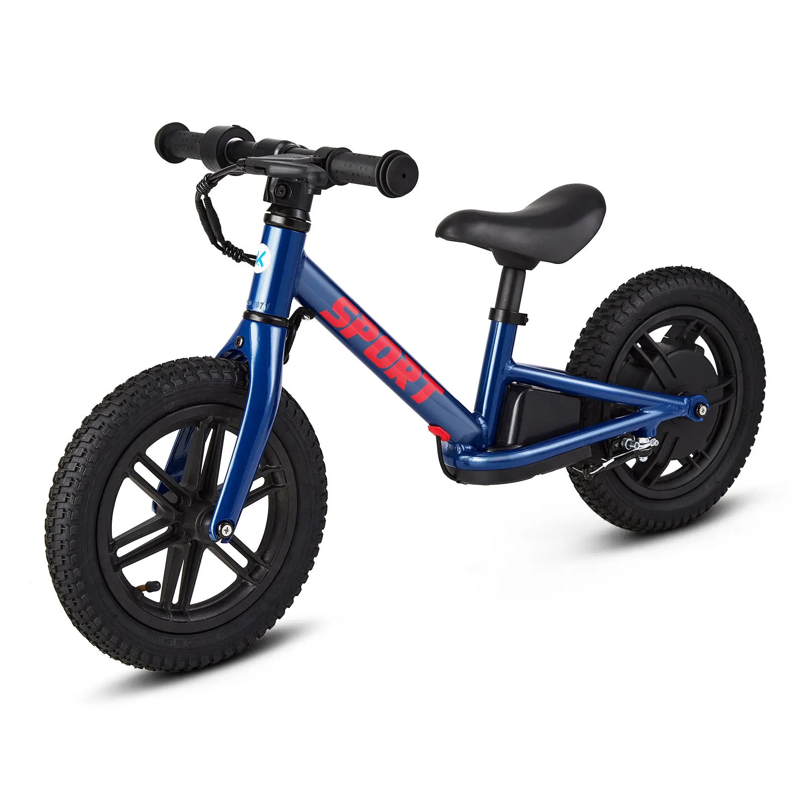 Powerful 24V 100W Electric Balance Bike for Kids – 12" E-Dirt Bike, Inflatable Tires, Adjustable Seat, Training Wheels Option, Ride On for Boys & Girls Ages 3-5