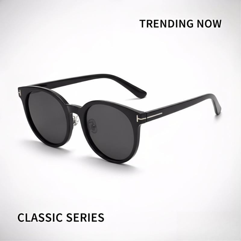 Retro Round Polarized Sunglasses Unisex Multi-Color, Ultra-Light Timeless Design for Daily Wear Business Commute All Face Shapes