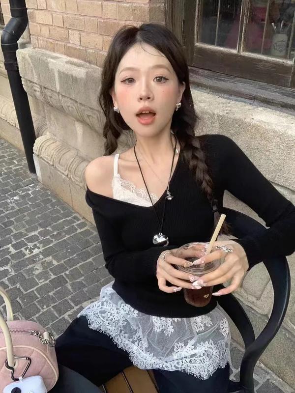 Aria Muse Korean Style Sexy Lace Sleeveless Crop Cami Top Women 2026 Summer Mesh Layer Tank Top Y2K Clothes Ruched Skinny Backless T-shirt