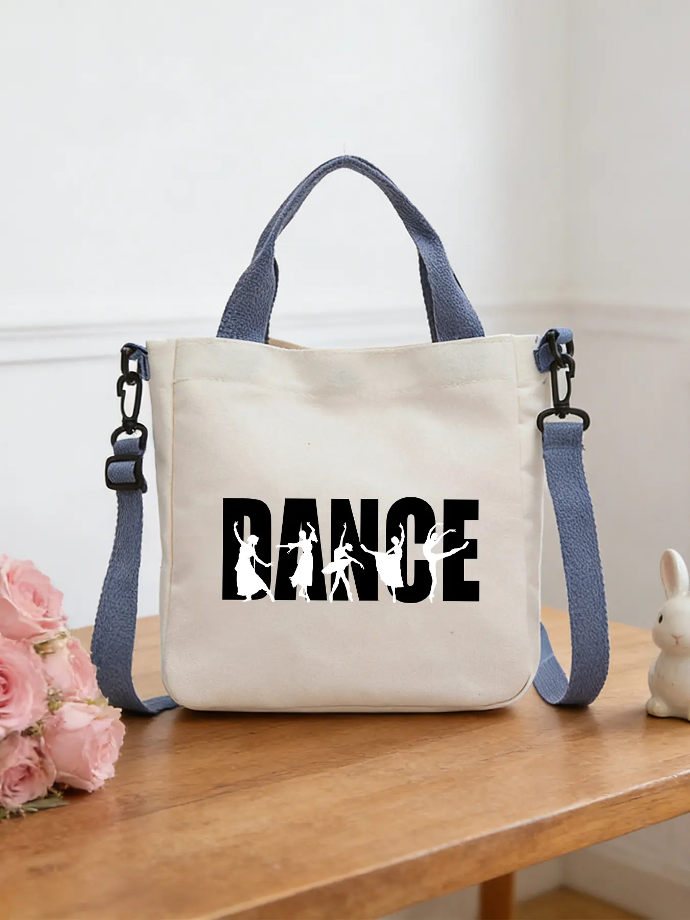 Ballet Dance Pattern Crossbody Bags, Shoulder Bags, Handheld Shopping Bags, Cosmetic Bags and Tote Bags, Ideal for Daily Shopping and Commuting, Trendy Fashion Items and Perfect Gifts.