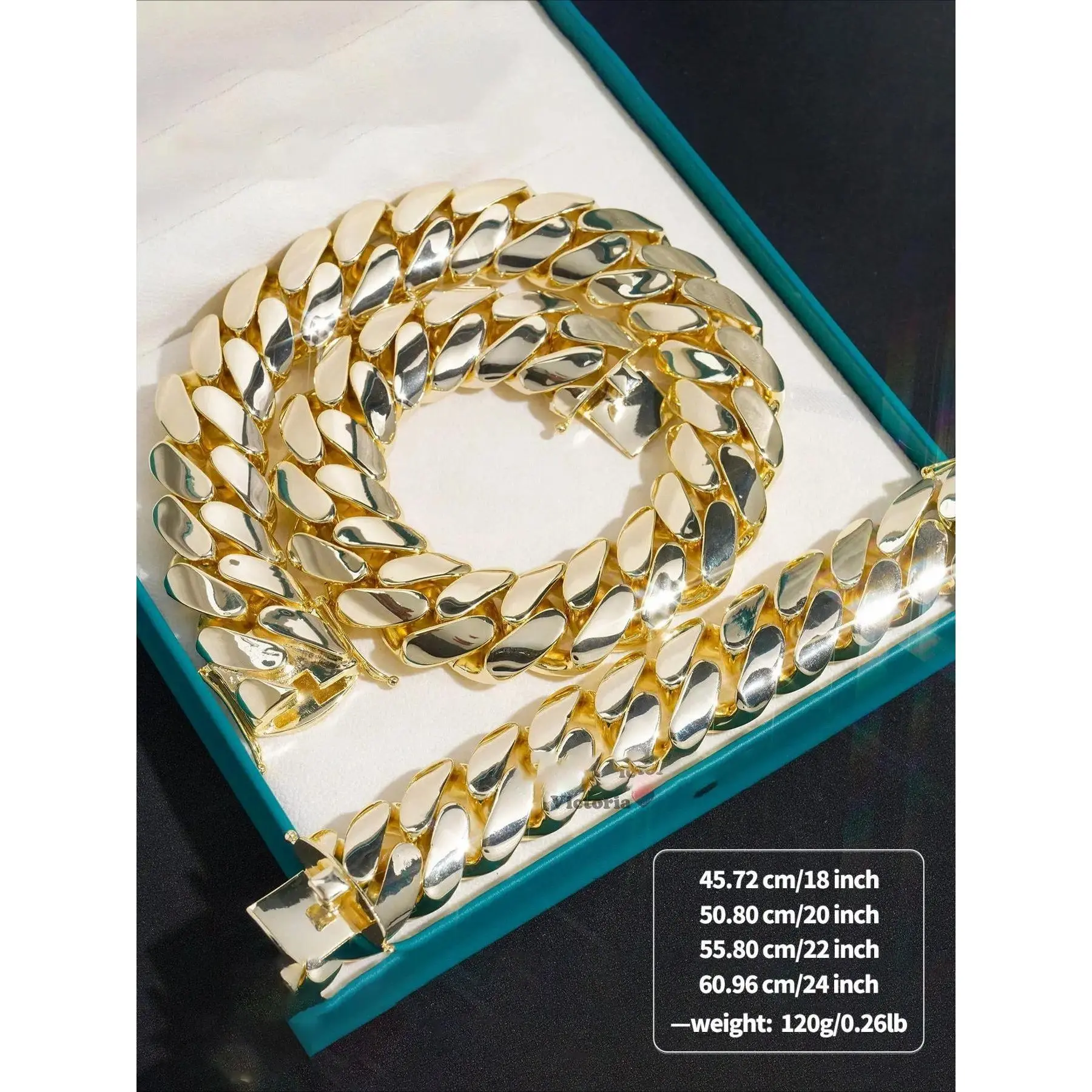 【2Set】14K Vacuum-gold Plated Hip Hop Jewelry trendy costume Stainless Steel Miami Cuban Link Chain Necklace or Bracelet Fashion Accessory Men Women unisex Monaco italy Mexico & Micro Promise chains for Husband Boyfriend Valentines Birthday Gift