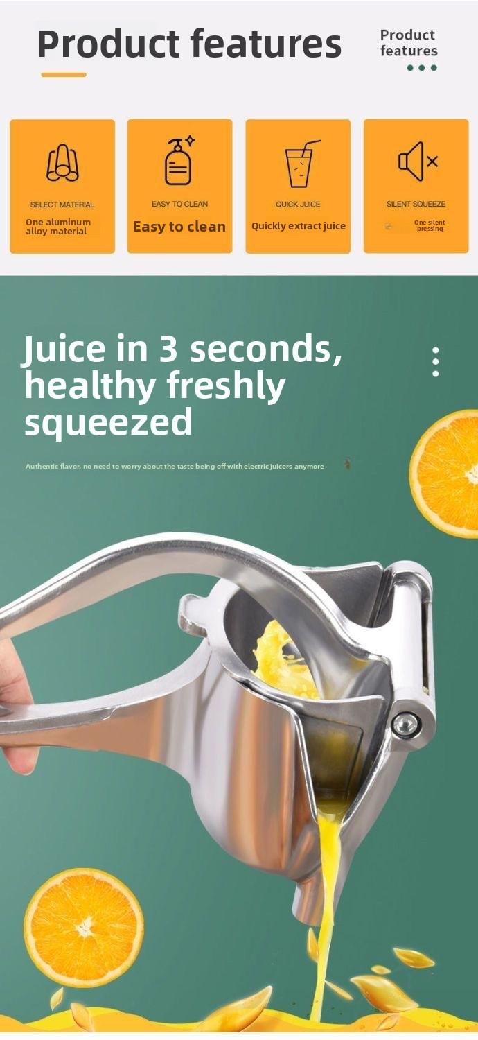 Detachable Manual Aluminum Alloy Juicer