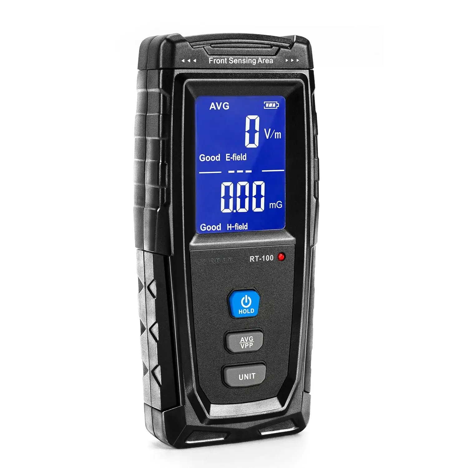 EMF Meter, Detects Electric and  Fields, Handheld Digital EMF Detector with LCD Display, Sound-Light , Rechargeable  for , Office, and Appliances (Blue)