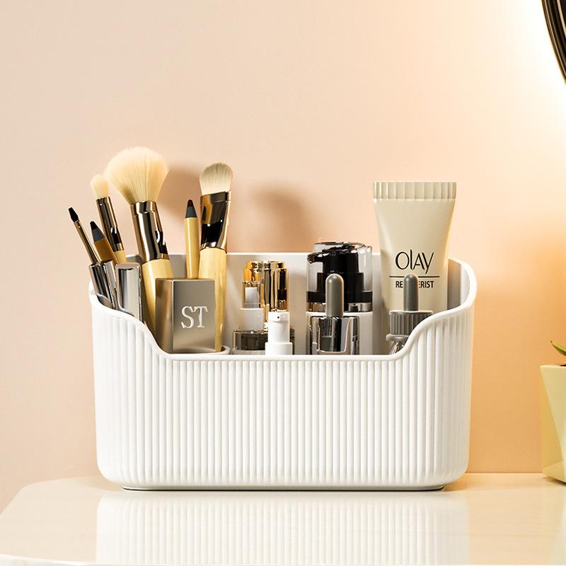 Bathroom Makeup Organizer Box, Desktop Skincare Cream Storage Container, Efficient Space-Saving Cosmetic Holder, Bathroom Accessories