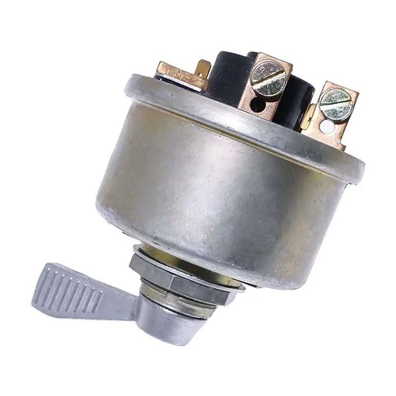 FridayParts TX10954 Model Ignition Start Switch with Lever Handle, Metal Body, Single Unit for Long, Fiator, White Oliver Tractors 2310, 2460, 2510, 2610, 320, 360, 445, 510, 560, 610, 680