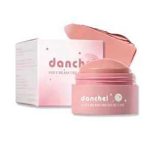 danchel Soft Beam Cream Blush, Multi-Use Makeup for Cheeks, Lips & Eyes, Long-Lasting Wear, Smooth Blendable Creamy Texture, Portable for On-the-Go, Available in 6 Trendy and Versatile Shades