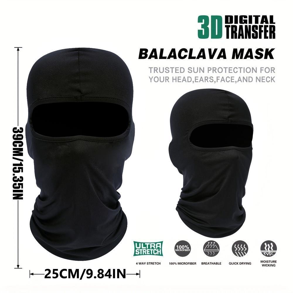 Balaclava Face Mask, 3 Counts/set Windproof Balaclava Cooling Breathable Full Face Mask for Cycling Motorcycle Hiking, Outdoor Sports Protective Gear Accessories for Men & Women