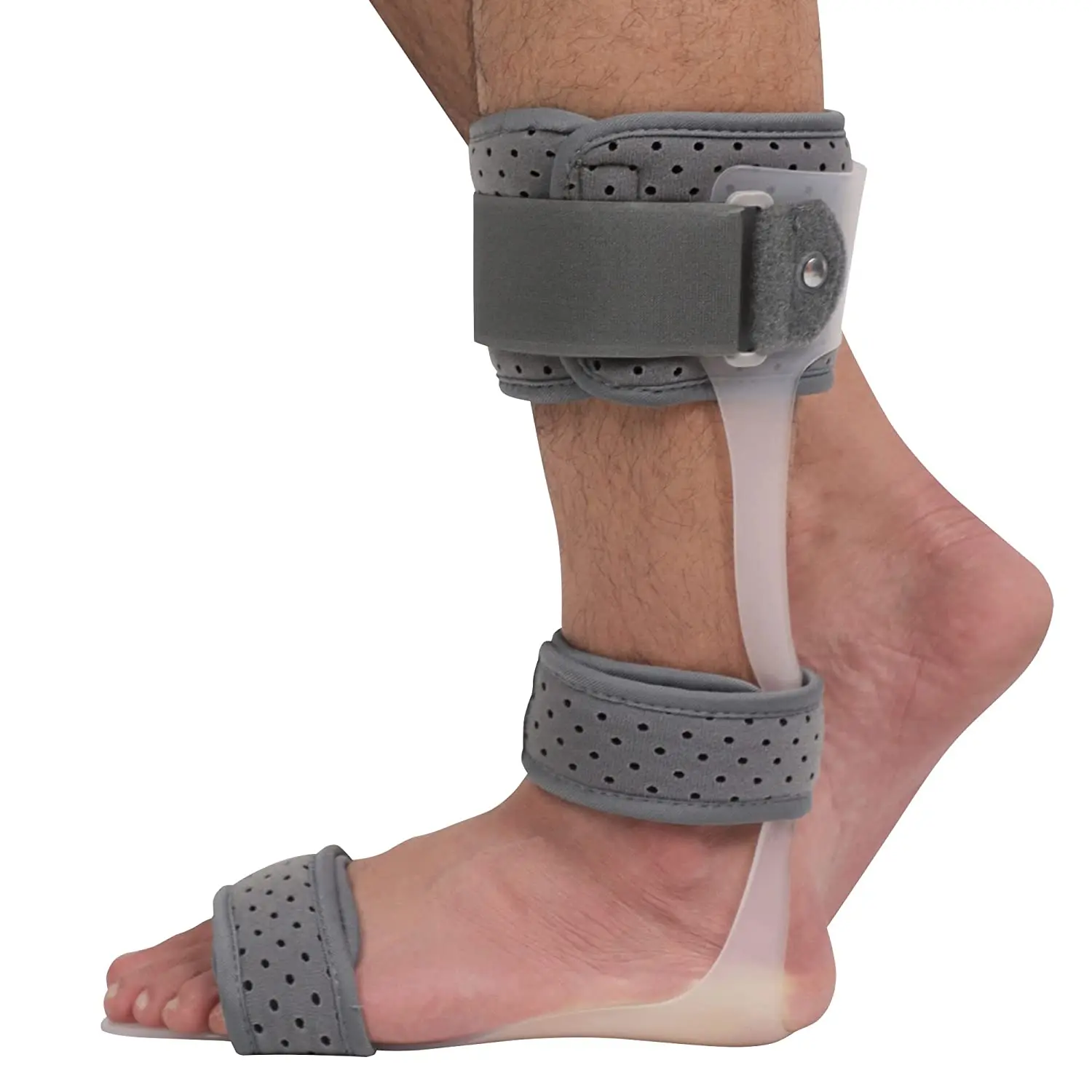 WalkAid Drop Foot Brace – Breathable Ankle Foot Orthosis for Posture Correction, Muscle Re-education & Walking Assistance – All-Day Wearable Support