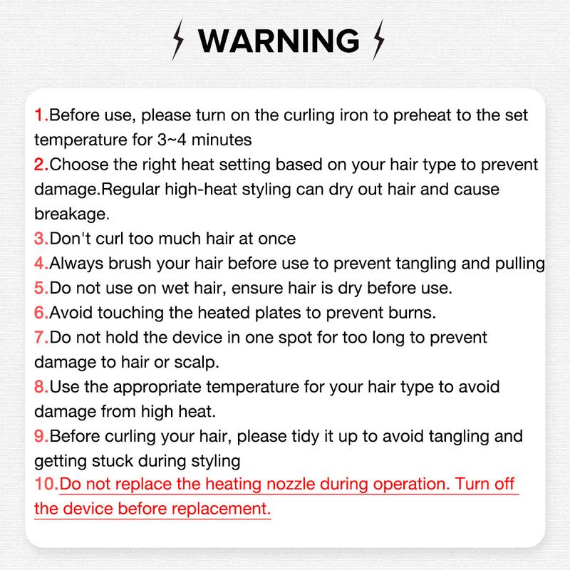 3-In-1 Curling Volumizing Straightening Hair Curler Set with Ionic Spray, Reduces Static Frizz, Locks in Moisture, Easy to Use, Automatic Shut off After 60 Minutes