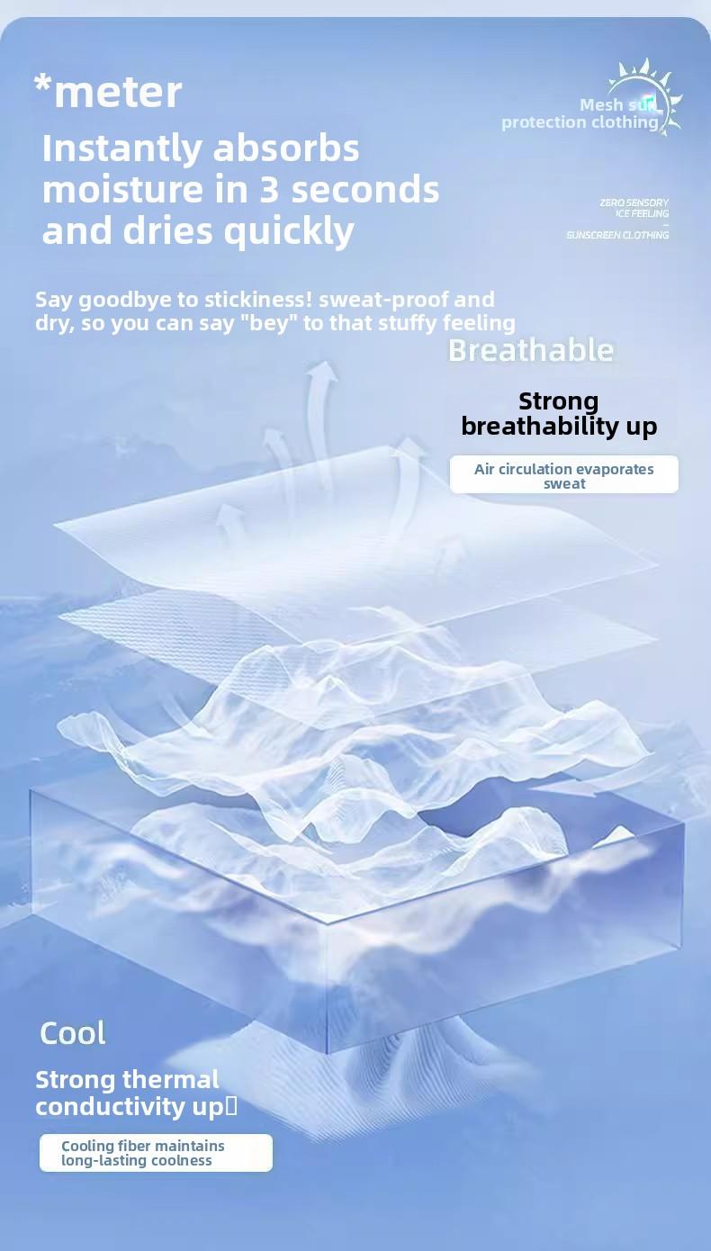 Boys and girls sunscreen clothing summer 2025 new children's light ice silk quick-drying sunscreen clothing breathable jacket summer clothing