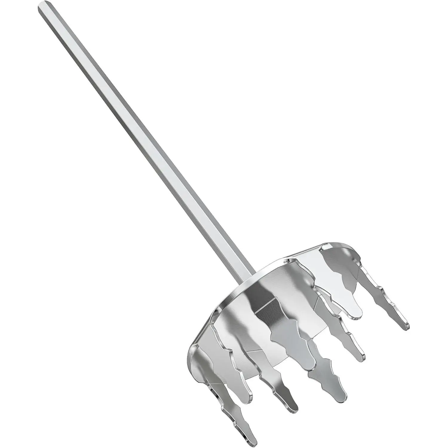 4 Inch Stainless Steel Pork Puller, Upgraded Ultra-Sharp